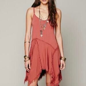 Free People Intimately Asymmetrical Dress Size XS bohemian Fairy Flowy Whimsical